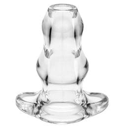 PERFECT FIT BRAND - DOUBLE TUNNEL PLUG MEDIUM CLEAR